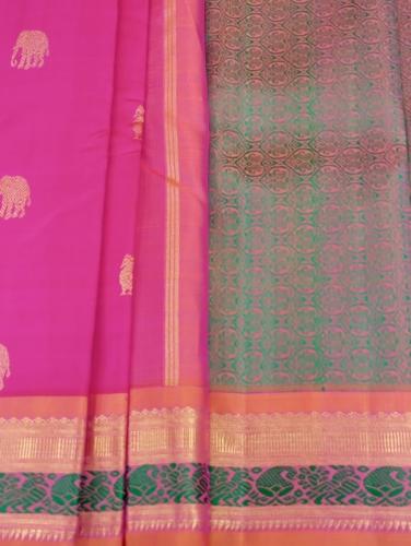 SAREES KPM SILK WITH BLOUSE